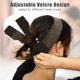 thumbnail image 3 of Unique Bargains 2pcs Banda de Sujeción, Terciopelo para Asegurar Pelucas, Ajustable, Antideslizante, Sujeta el Cabello Atrás Color Café Profundo, 3 of 7