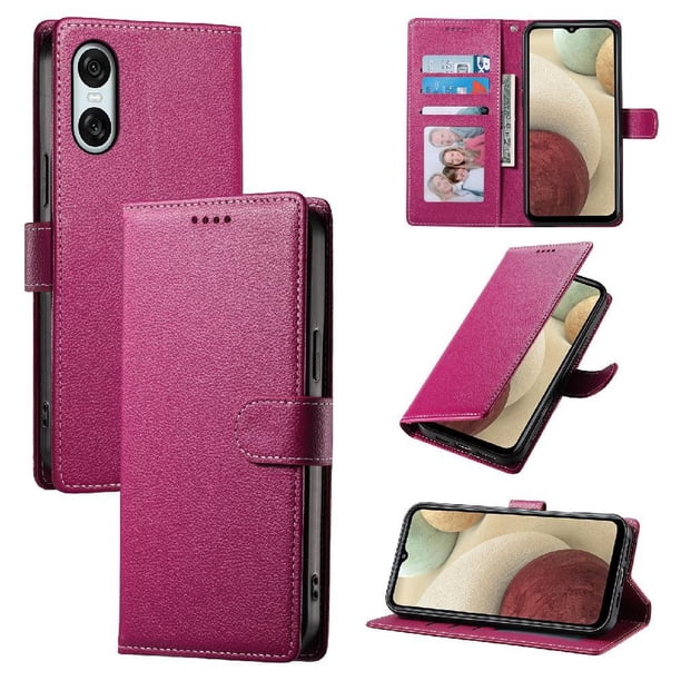 Funda para FOXDOCK Sony Xperia 10 VI – Cuero Premium, 3 ranuras para tarjetas, Protección contra impactos