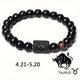 thumbnail image 1 of Unique 12-Constellation Stone Beads Bracelet - Perfect Gift for Leo, Taurus, Capricorn & Libra Lovers!, 1 of 5
