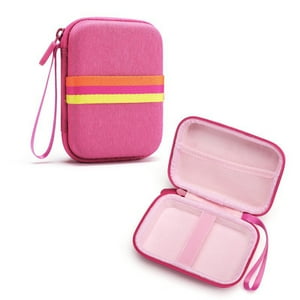Genérico - Funda Protectora Antiarañazos Para Miyoo Mini Plus Y Anbernic Rg35Xx/Plus - Compatible Con Varias Videoconsolas Portátiles-Rosa
