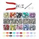 thumbnail image 1 of Prong Ring Button Press Studs Sujetadores De Botón A Presión Juego De Herramientas De Alicates De Bricolaje, 1 of 5