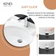 thumbnail image 4 of Desagüe para lavabo de baño KENES KE-P300A-5 cromado con sistema pop-up, 4 of 9