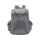 thumbnail image 5 of Mochila transportadora para mascotas, mochila para gatos, bolsas de transporte, bolsa de viaje portátil para excursiones, transportadores para gatos p Gris 6.6lb, 5 of 5