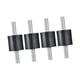 thumbnail image 1 of 4 Piezas Soporte de Goma Amortiguador Soportes Aisladores de Vibración de Goma Soporte de Aislador de Vibración Cilíndrico de Goma para Coche M6, 1 of 5