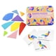 thumbnail image 1 of Tangram Puzzle 100 Patrones Rompecabezas De Formas Rompecabezas Apilamiento Desarrollar Forma De Huevo, 1 of 5