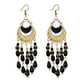 thumbnail image 1 of Pendientes largos de estilo bohemio con borlas vintage y cuentas, 1 of 5
