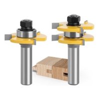 Genérica - Set Fresas Ranuradoras 1/2 Broca Router