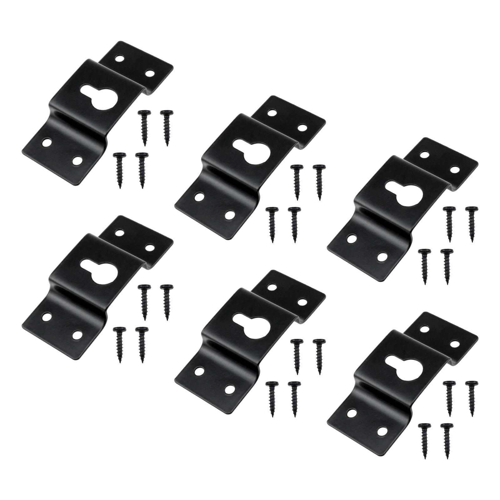 Bothyi - 6 Piezas Envolviendo Soportes De Colgante De Pared De Altavoces Con Tornillos Estilo B