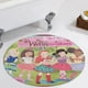 thumbnail image 5 of Wellie Wishers / Deseos de Botas Alfombra Redonda de Felpa Coral, Antideslizante, No Desprende Pelusas, Lavable y Duradera para Salón, Dormitorio y Habitación de Niños 60cm, 5 of 6