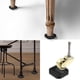 thumbnail image 3 of Copas para ruedas de muebles Yupeak de silicona antideslizante, 4 unidades, 3 of 7