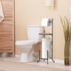 thumbnail image 3 of Portarrollos de baño con estante de Simple Houseware, bronce, 74 cm de alto, 3 of 7