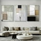 thumbnail image 1 of 3pcs, Frameless Modern Geometric Abstract Painting, Industrial Style Canvas Poster, Print Minimalist Wall Art Pictures For Living Room Home Decor No Frame, 1 of 3