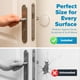 thumbnail image 4 of Protector de pared Strongest Home para pomos de puerta, 5 cm, transparente, paquete de 6, 4 of 7