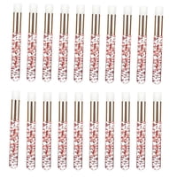 Magideal - 20 Piezas Cepillos Portátiles Para Champú De Pestañas, Maquillaje, Baño, Cepillo De Pestañas, Cepillos Profesionales Para Lavado De Pestañas, Limpieza Rojo
