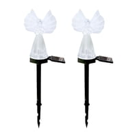 Ioensy - 2 Lámparas Solares Para Decoración De Jardín De Hadas, Para Caminos, Cementerios Y Jardines, 43,5 X 10 Cm