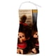 thumbnail image 1 of Monchhichi delantal temático para cocinar, esencial para el hogar, delantal de barbacoa/bufanda de cocina con bolsillos para hombres y mujeres, regalo para el hogar, 1 of 6