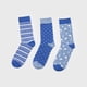 thumbnail image 3 of Calcetines Hombre Print Tripack Color Azul Corona, 3 of 4