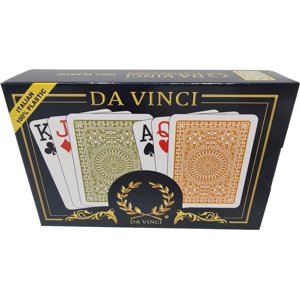 Naipes Da Vinci Palermo 100% Plástico Juego De 2 Barajas