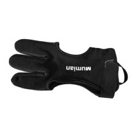 Magideal - Guante Para Dedos, Lengüeta Para Dedos, Punta De Cuero Pu, Antideslizante, Transpirable, Protector De Dedos De 3 Dedos Para Hombres, Mujeres Y Adultos S