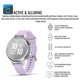 thumbnail image 3 of Smartwatch Garmin Lily 2 Active GPS Plata con Correa de Silicona Morada, 3 of 7