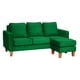 thumbnail image 3 of Seccional Venecia Intercambiable Tela Velvet Verde, 3 of 4