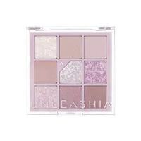 Unleashia - Paleta De Sombras Coreana, Glitterpedia Eye Palette N°4 All Of Lavender Fog