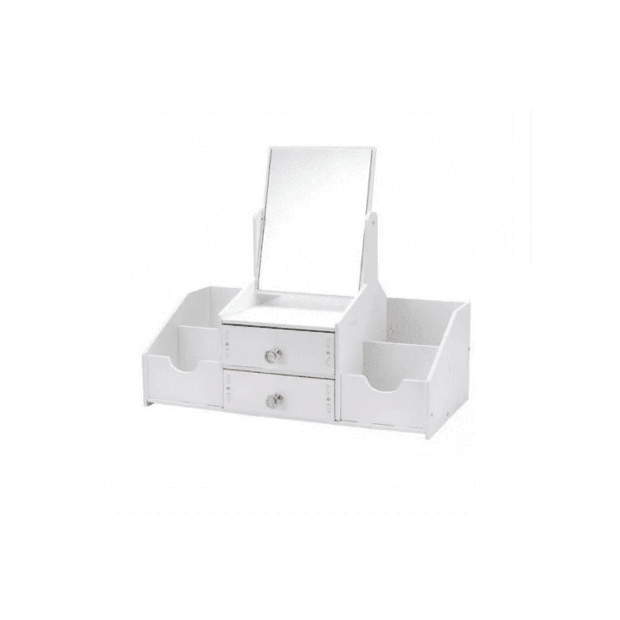 Genérico - Organizador Maquillaje Con Espejo Diseño Rectangular Armable