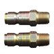 thumbnail image 1 of Acoplador de aire Milton macho 1/4 NPT con seguro de presión, paquete de 2, 1 of 7