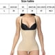 thumbnail image 2 of Body para mujer, moldeador de abdomen, moldeador de cuerpo completo sin costuras hasta medio muslo, 2 of 5