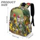 thumbnail image 3 of Huevitos: Un Rescate Africano-theme Backpack, Campus style schoolbag Bookbag with Adjustable Shoulder Straps And Large Zip Compartment, Unisex Travel Bags.42x30x15cm, 3 of 6