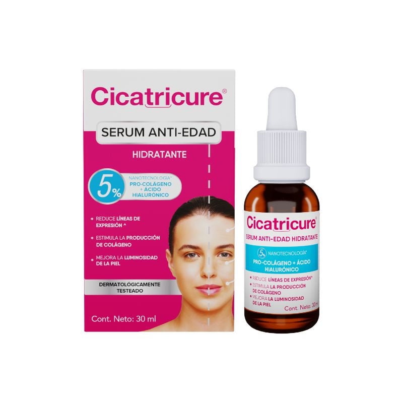 Cicatricure - Serum Antiedad Hidratante 5% Nanotecnologia