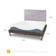 thumbnail image 3 of Cama Europea Curve Alaska 2 Plazas Bd Respaldo Ganges, 3 of 11