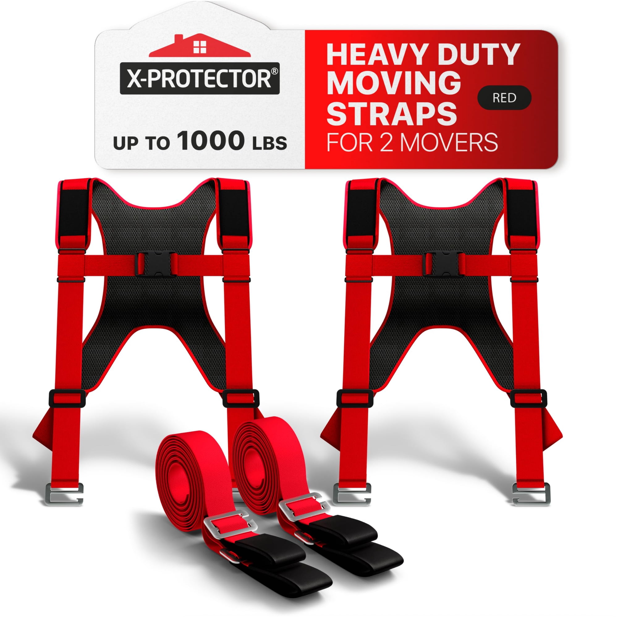 X-protector - Protector En X De Moving Straps Para 2 Personas Que Levantan 1000 Kg