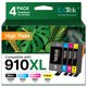 thumbnail image 1 of Cartuchos de tinta LxTek 910XL HP910XL (paquete de 4), 1 of 8