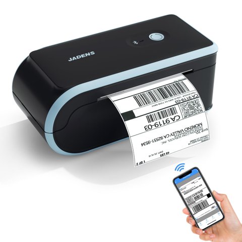 Impresora Térmica De Etiquetas Jadens Bluetooth Con Papelera