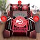 thumbnail image 1 of Custom Name Atlanta Hawks NBA Fan Gift Quilt Duvet Cover Set 3-Piece Bedding Set, 1 of 5