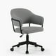thumbnail image 2 of Silla Home Office Stanford con ruedas Gris Oscuro, 2 of 9