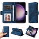 thumbnail image 3 of Carcasa FOXDOCK Samsung Galaxy S23 Plus de cuero PU, diseño acolchado clásico, protección contra caídas y rayones, 3 of 5