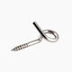 thumbnail image 4 of Perchas navideñas Hangman de acero inoxidable, paquete de 12, 4 of 9