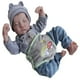 thumbnail image 2 of Muñeco Bebe Reborn Realista de Silicona con ropa 50cm, 2 of 3