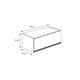 thumbnail image 4 of Mueble Aéreo 80 Cm Con Puerta Lotus Castaño Blanco Invierno, 4 of 4