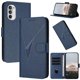 thumbnail image 5 of Funda Cartera Fibra de Carbono para Motorola MOTO G52 con Soporte y Cierre Magnético Azul, 5 of 6