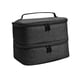 thumbnail image 5 of Bolsa De Almacenamiento De Esmalte De Uñas De Doble Capa Organizador Portátil Bolsa De Maquillaje Negro, 5 of 5