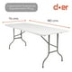 thumbnail image 2 of Mesa plegable 180x74cm tipo maleta, 2 of 5