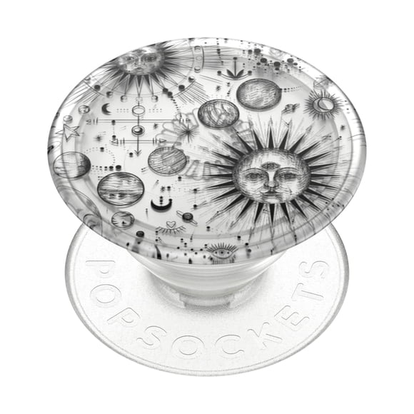 Soporte para teléfono PopSockets a base de plantas con soporte Cosmic Sun