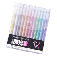 Magideal - 12 Bolígrafos De Gel Con Purpurina De Punta Fina Para Adultos Para Colorear Y Hacer Tarjetas