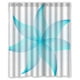 thumbnail image 1 of Cortina de ducha con diseño floral abstracto y divertido, ideal para el baño, con ganchos, tamaño 60 x 72 pulgadas., 1 of 3