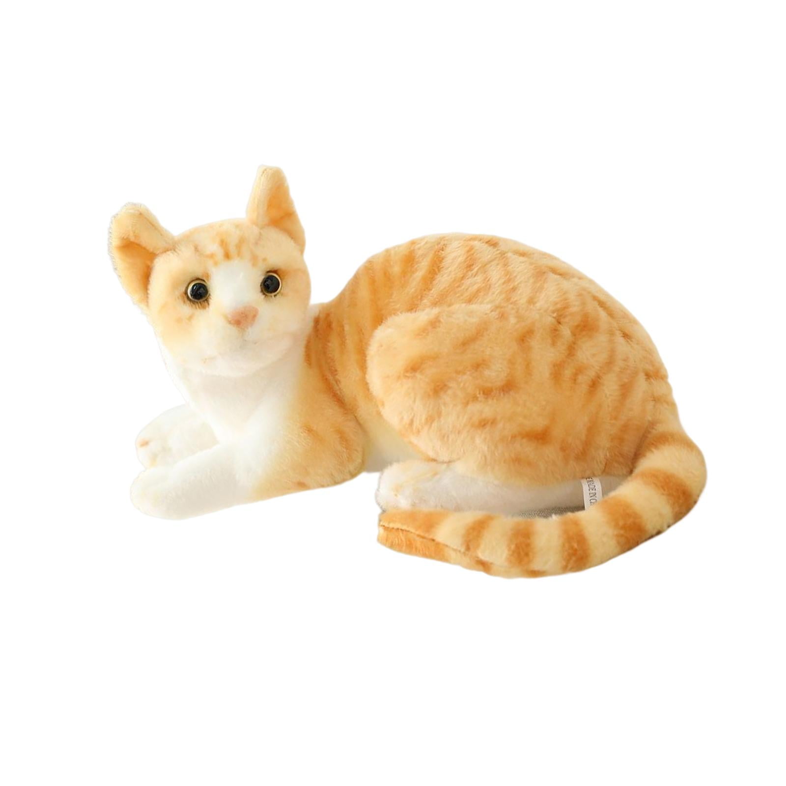 Bothyi - Encantador Animal De Peluche Cómodo Adornos Para El Hogar Gato Juguete De Peluche Para Adultos 40cm Gato Naranja