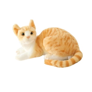 Bothyi - Encantador Animal De Peluche Cómodo Adornos Para El Hogar Gato Juguete De Peluche Para Adultos 40Cm Gato Naranja