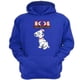 thumbnail image 1 of Polerón Canguro 101 Perritos Manchas Azul Talla S Unisex, 1 of 3